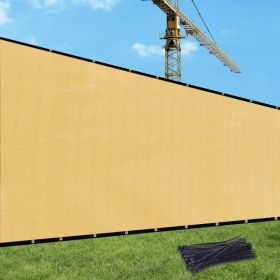 5'X50' Sand HDPE Fence (Option: defaulttitle)