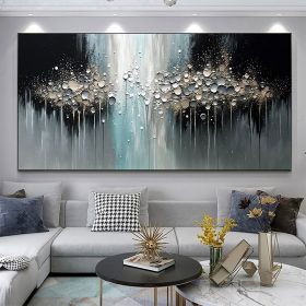 Handmade Oil Painting Abstract Texture Oil Painting On Canvas Large Wall Art Original White Painting Minimalist Art Custom Painting Modern Living (style: 01, size: 60x120cm)