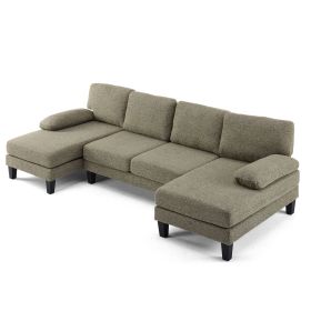 Sofa Modern with Removable Cover 111.4 Inches (title: default title)