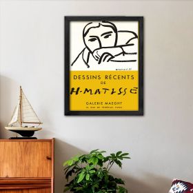 Framed Canvas Wall ArtOil Paintings Impressionism Aesthetic Prints Canvas Paintings for Living Room Bedroom Office Home (wood: 16*24)