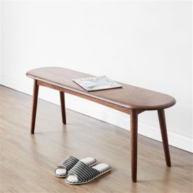 Natural Oak Wood for Dining Bench Table Bench for Living Room (Color: as picture)